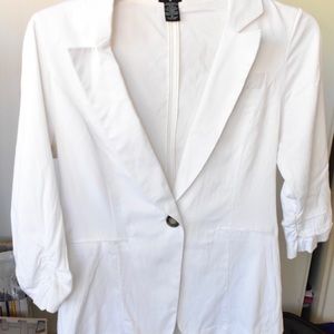 White blazer